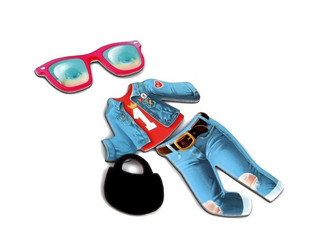 Магнитные пазлы-игра 'Куклы', 45 деталей, Puzzlika 4