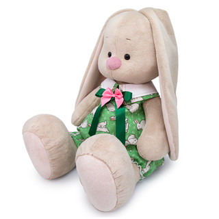 Зайка Ми большой в комбинезоне с кроликами 34 см 2