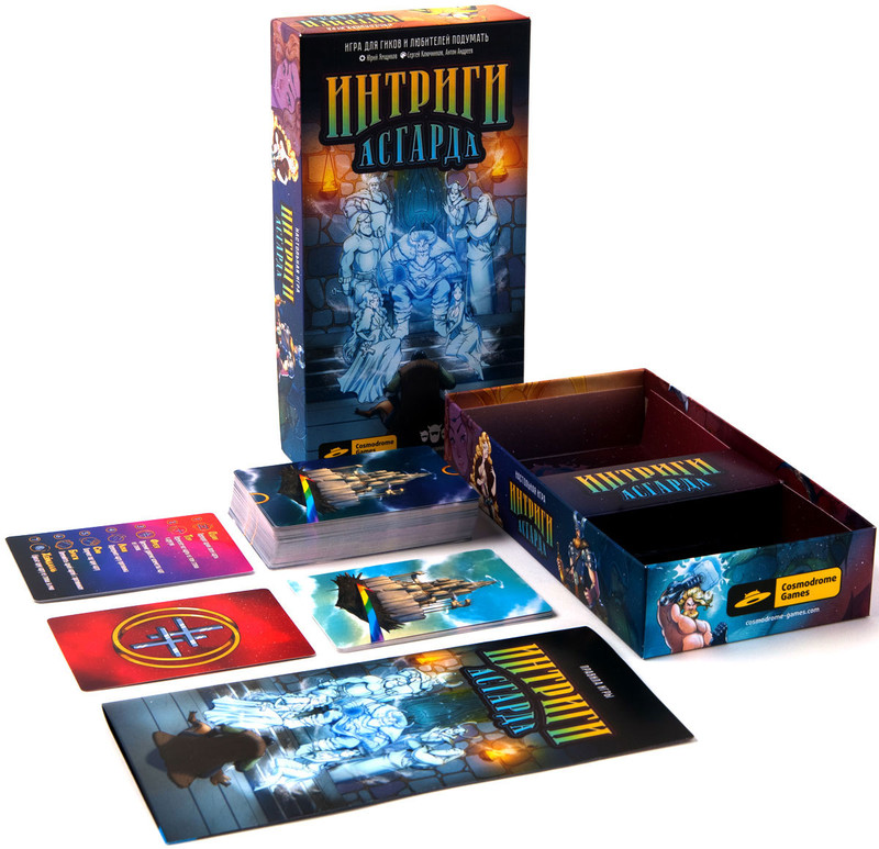 Cosmodrome Games Настольная игра Интриги Асгарда, цвет голубой