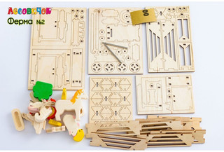 Деревянный конструктор Лесовичок 'Ферма' №2, 135 деталей 6