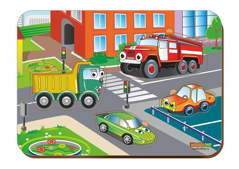 Рамка-вкладыш 'Машинки' Woodland