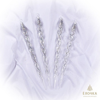 Набор 'Льдинка' из 4х шт., стекло, цвет в ассортименте. Цена ...