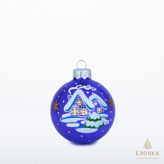 Шар 'Рассвет', стекло, 6 см, артикул С67 2