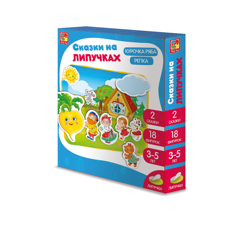Vladi Toys. Настольная игра 'Сказки. Репка и Курочка Ряба' 