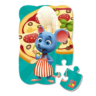 Мягкий магнитный пазл 'Крошка шеф' Vladi Toys, цвет разноцветный