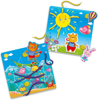 Vladi Toys. Игра-шнуровка 'На природе' 3