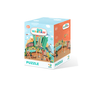 Пазл 'Варшава' 120 элементов, в кубе, DoDo 3