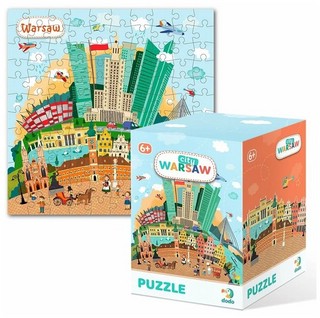 Пазл 'Варшава' 120 элементов, в кубе, DoDo 2