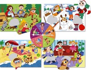 DODO Настольная игра Веселая семейка Брикс 3