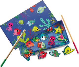 Djeco Обучающая игра рыбалка Цвета