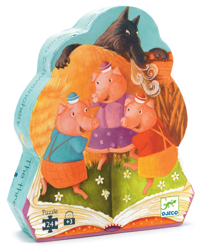 Пазл Djeco 'Три поросенка'