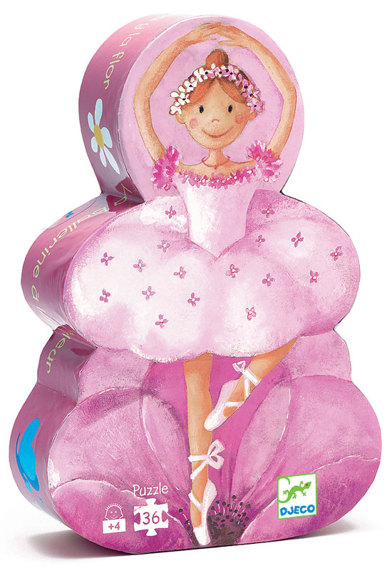 Пазл Djeco 'Балерина с цветами'