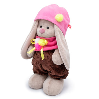 Зайка Ми в штанишках и снуде 25 см 2