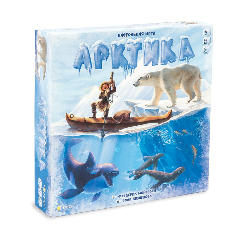 Игра настольная Эврикус 'Арктика', арт. BG-17014, цвет голубой