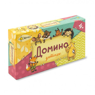 Игра настольная 'Домино детское' (2-я редакция) Эврикус 1