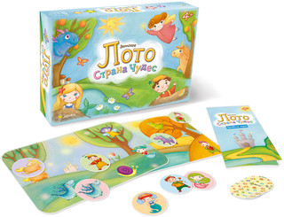Эврикус Игра настольная Лото детское Страна чудес 2