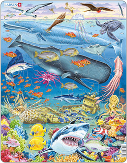 Пазл Larsen 'Киты'