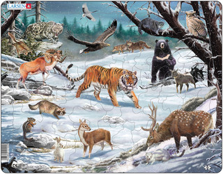 Пазл Larsen 'Животные Сибири и Дальнего Востока'