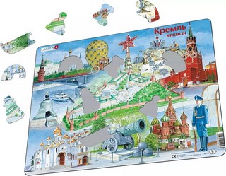 Пазл «Кремль», 61 деталь, Larsen 2