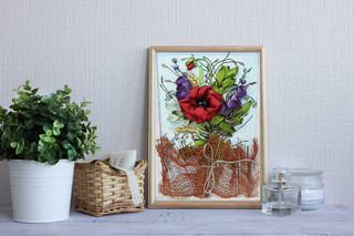 Набор для вышивания VL014 'Маковое настроение'