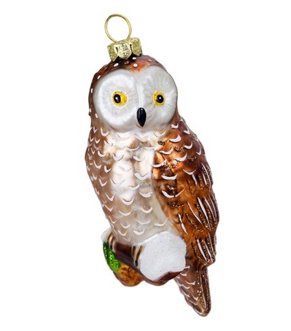 Сова, стекло, 5 х 11.4 см