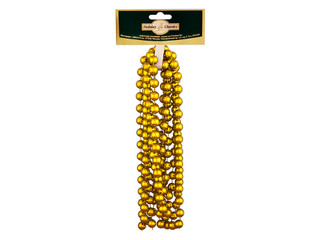 Бусы 'Морской жемчуг' золотые, 12 ммх2,7 м