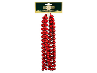 Бусы 'Морской жемчуг' красные, 12 ммх2,7 м