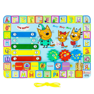 Бизиборд Alatoys 'Учим буквы Три кота' 6