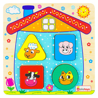 Alatoys. Сортер 'Домик' 2