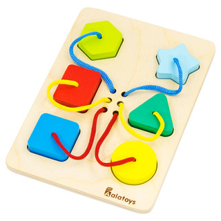 Сортер Alatoys 6 деталей на шнурках 1