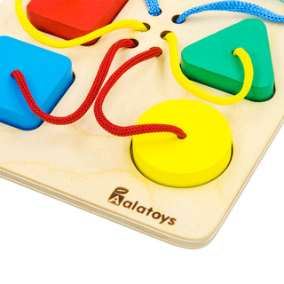 Сортер Alatoys 6 деталей на шнурках 3