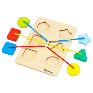 Сортер Alatoys 6 деталей на шнурках 4