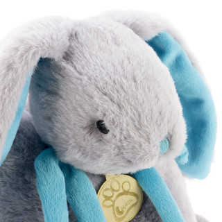 Кролик 30 см серый/бирюзовый, Lapkin  3