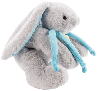Кролик 30 см серый/бирюзовый, Lapkin  5