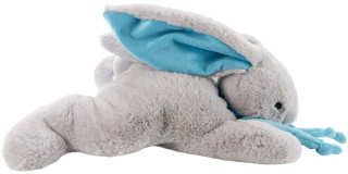 Кролик 30 см серый/бирюзовый, Lapkin  6