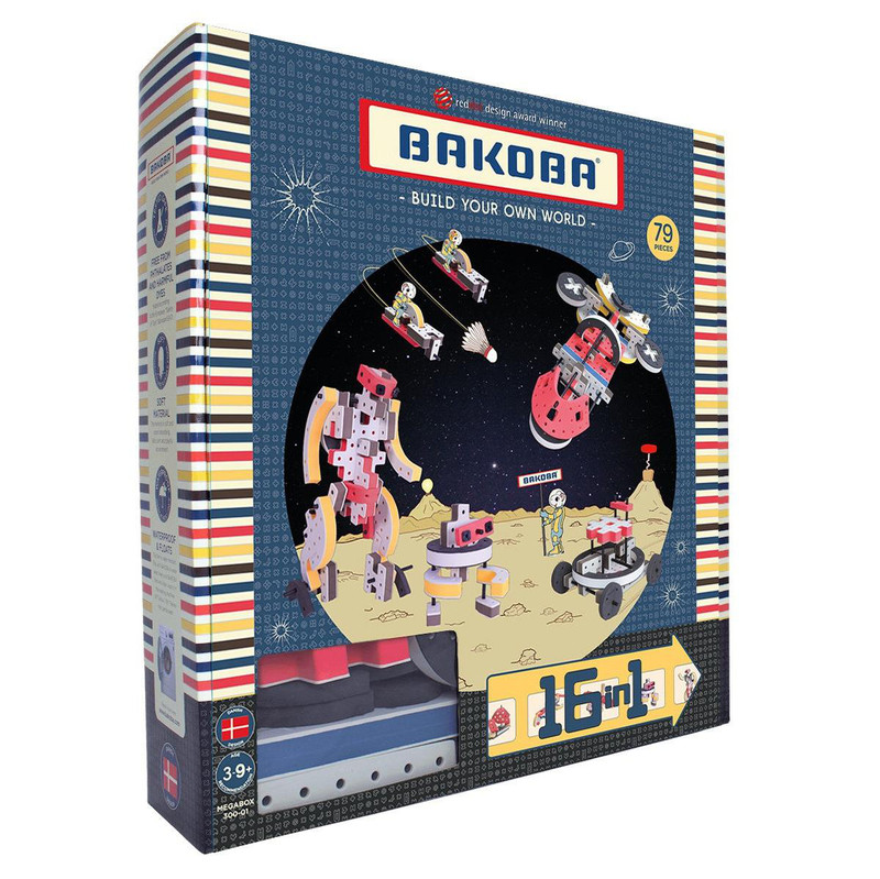 Bakoba Мягкий конструктор «Космос», 79 деталей