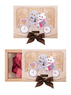 Халат темно-розовый для Басика размер 25 см, артикул OKs25-026 7