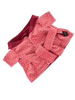 Халат темно-розовый для Басика размер 25 см, артикул OKs25-026 2