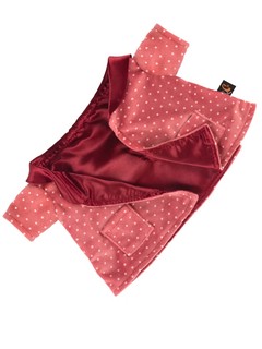 Халат темно-розовый для Басика размер 25 см, артикул OKs25-026 3