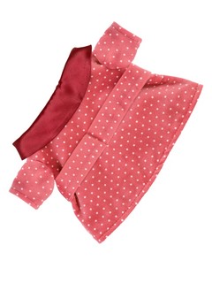 Халат темно-розовый для Басика размер 25 см, артикул OKs25-026 5