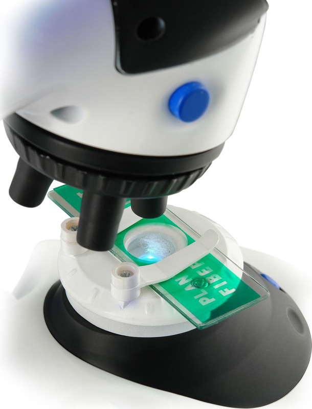Набор для опытов и экспериментов EduToys Microscope Микроскоп, белый