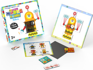 Magneticus. Анимированная магнитная мозаика Роботы