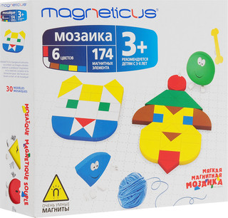 Magneticus Мозаика 30 этюдов, цвет мультицвет