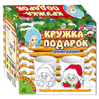 Набор для творчества 'Кружка-подарок' Bondibon (снеговичок) 2