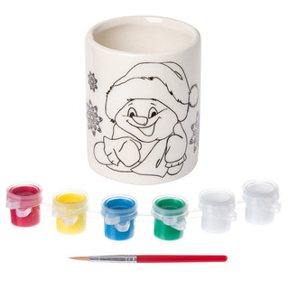 Набор для творчества 'Кружка-подарок' Bondibon (снеговичок) 3