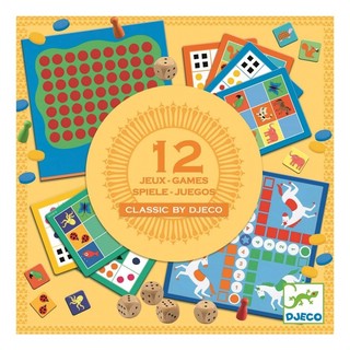 Настольная игра Djeco Классическая 12 в 1 DJ05218
