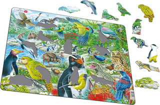 Пазл 'Животные Новой Зеландии', 53 детали Larsen, цвет разноцветный