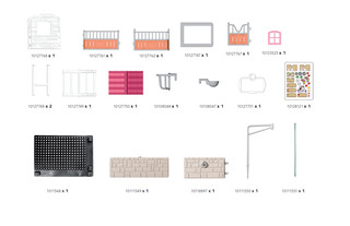 Schleich Игровой набор для мойки лошадей со стойлом 42404 4