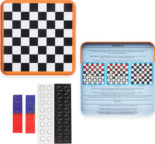 Магнитная игра 'Шашки' 3