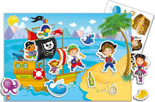 Игровой набор с мягкими наклейками Vladi Toys 'Пираты', VT4206-34 3